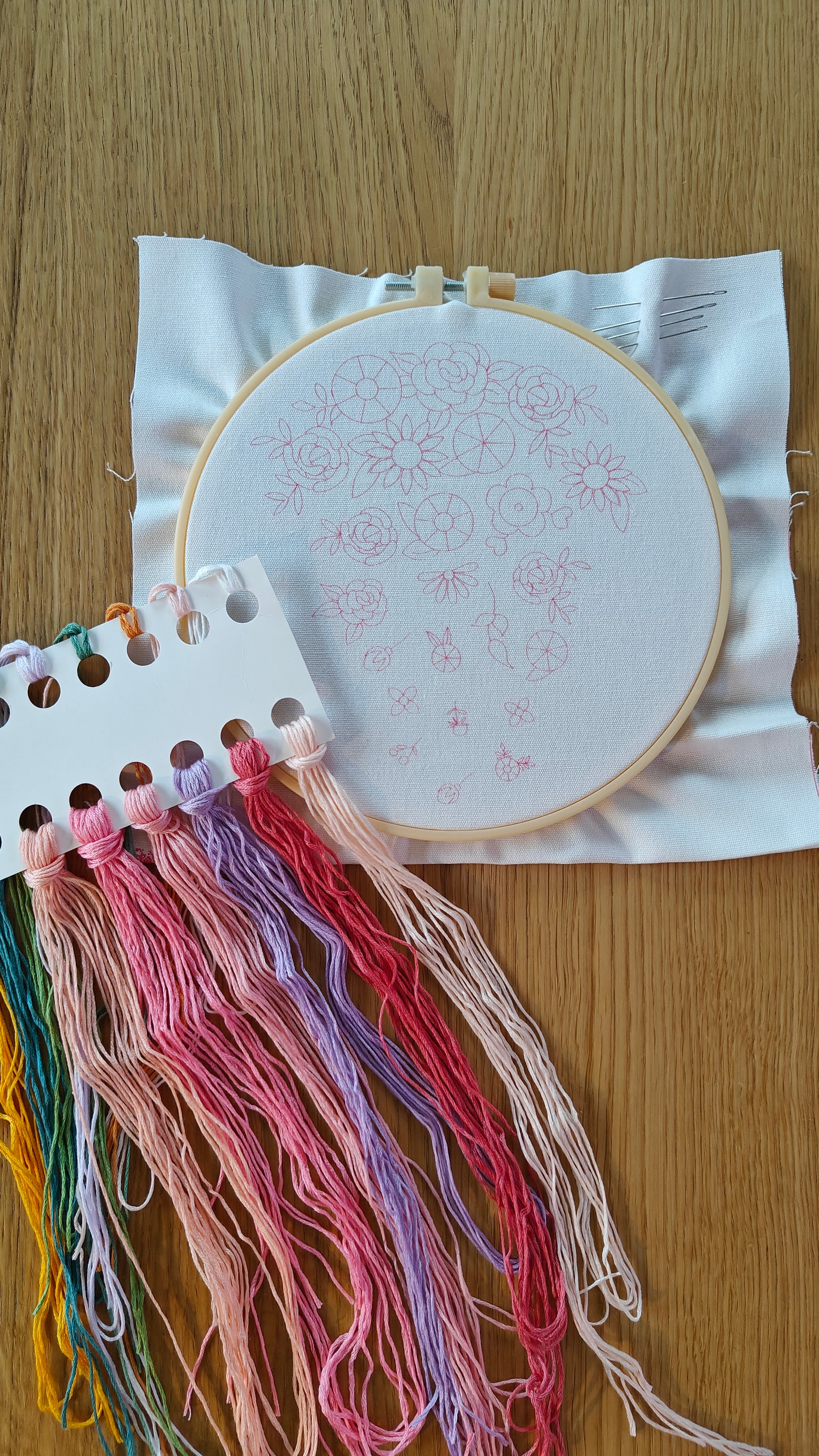 DIY Flowers - Embroidery Kit