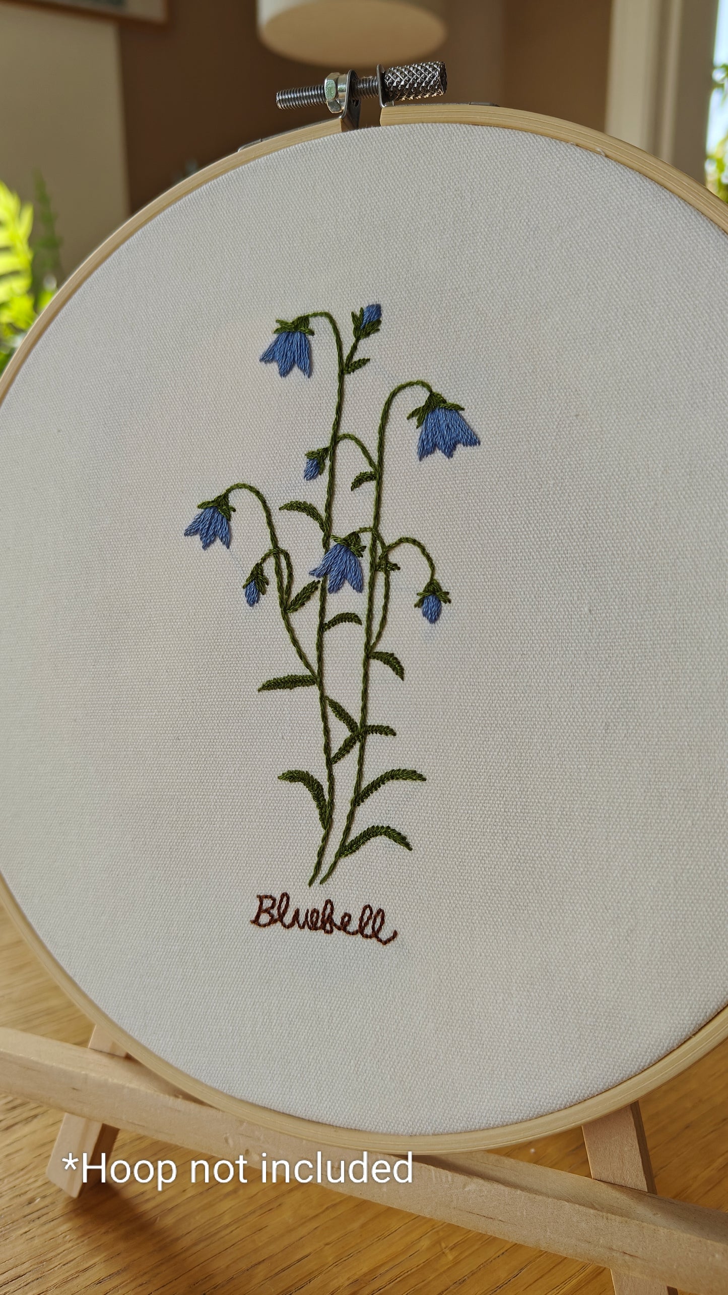 DIY Bluebell - Embroidery Kit (Without Hoop)