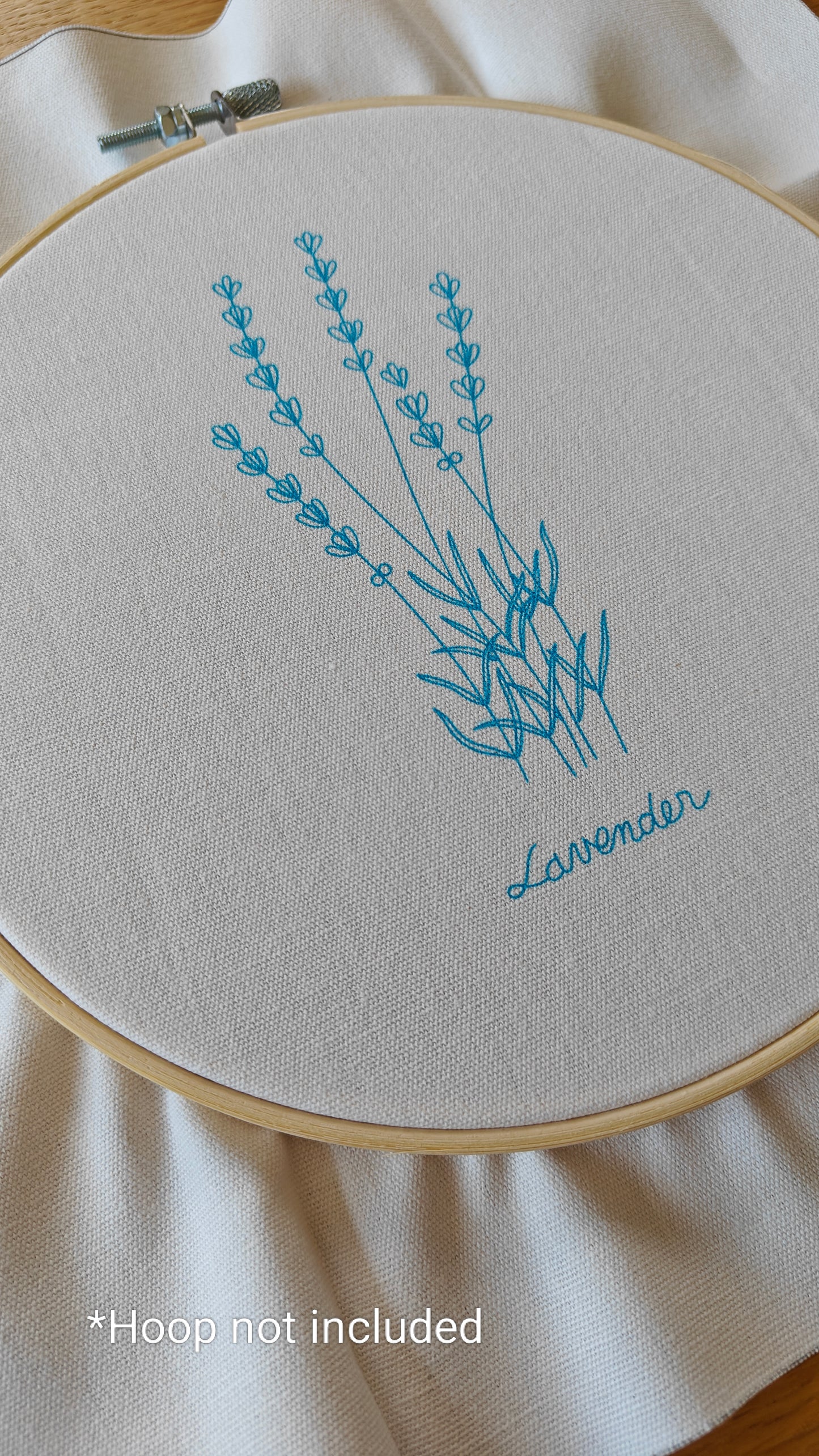 DIY Lavender - Embroidery Kit (Without Hoop)