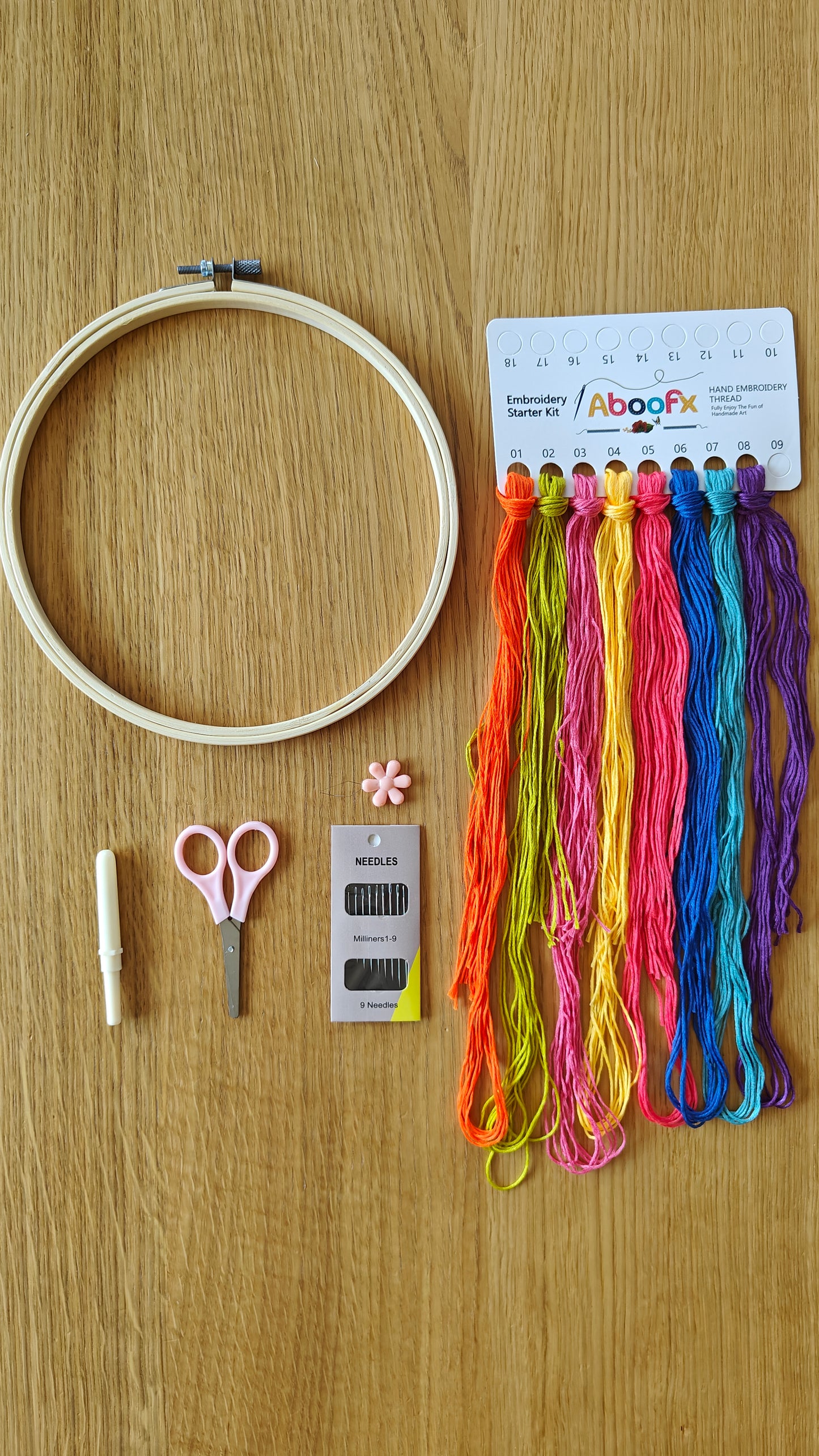DIY Embroidery Stitch Practice Kit