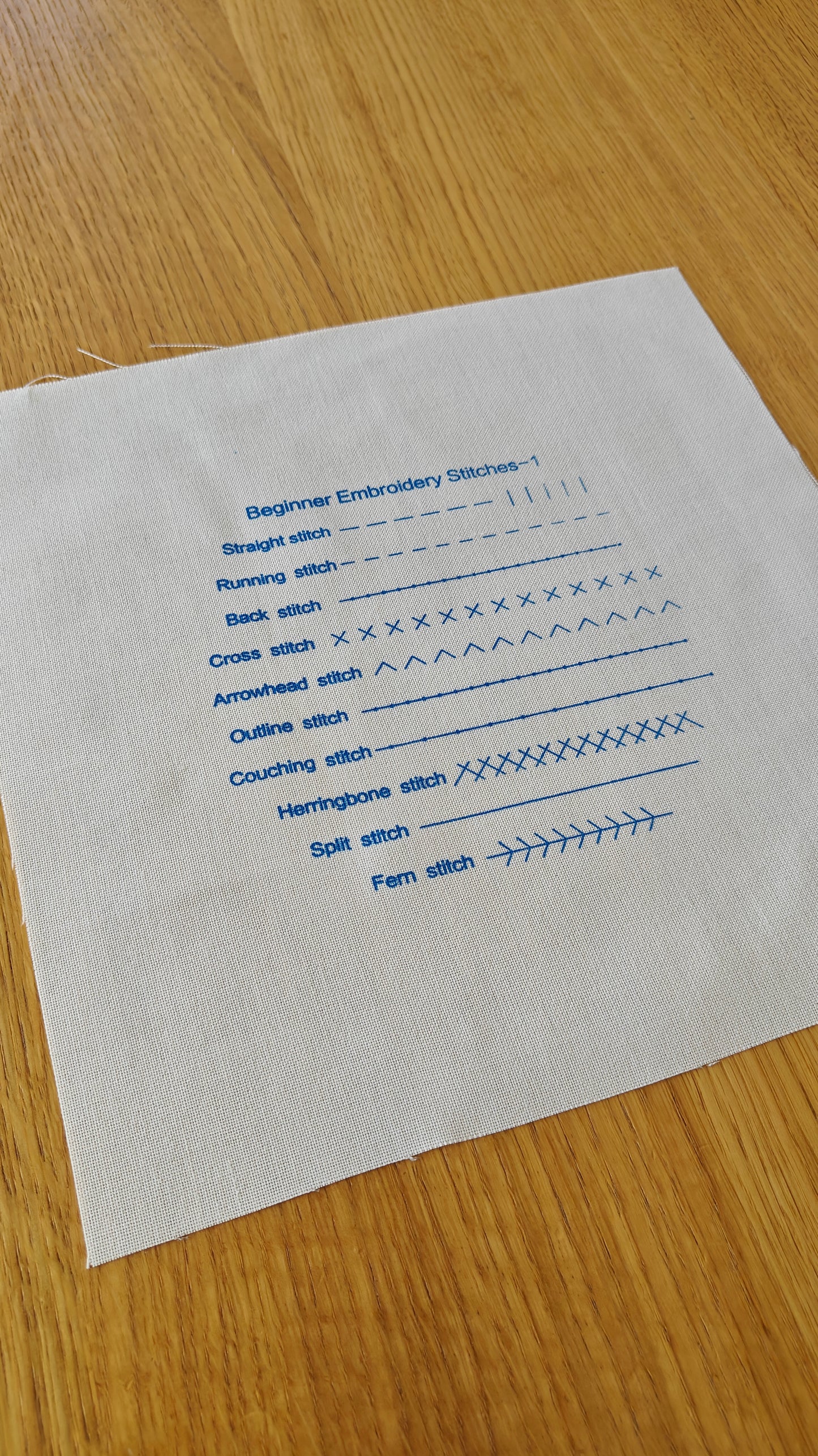 DIY Embroidery Stitch Practice Kit