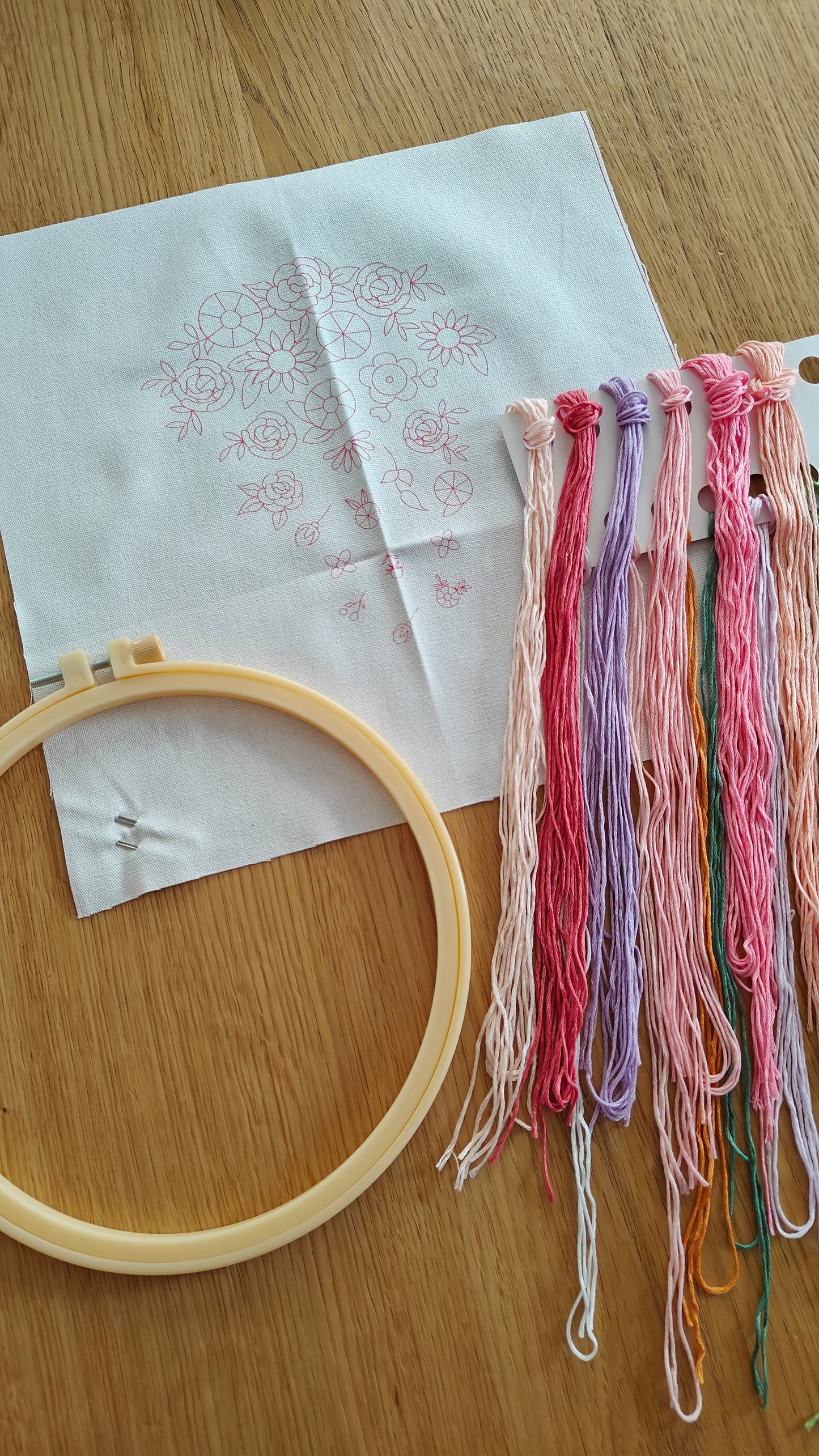 DIY Flowers - Embroidery Kit