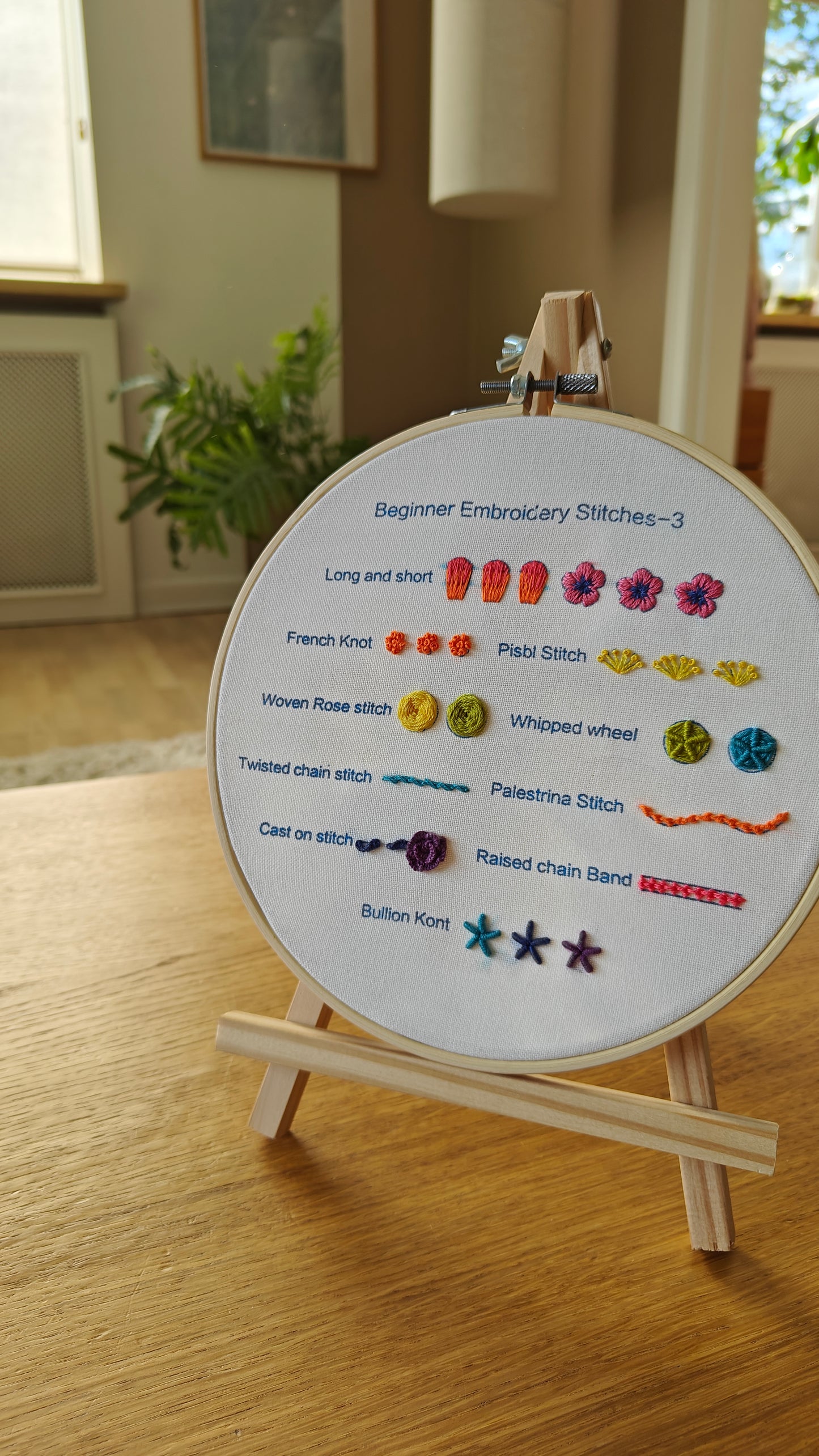 DIY Embroidery Stitch Practice Kit