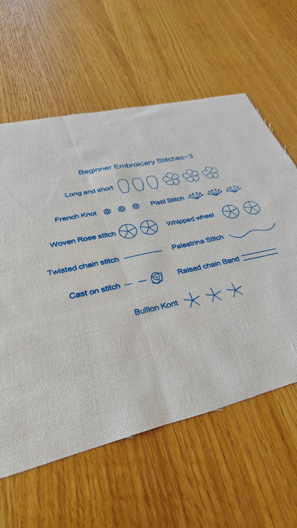 DIY Embroidery Stitch Practice Kit