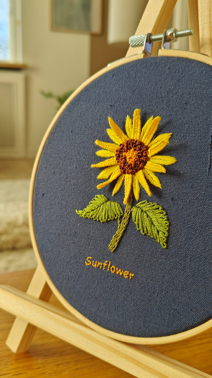 DIY Sunflower - Embroidery Kit
