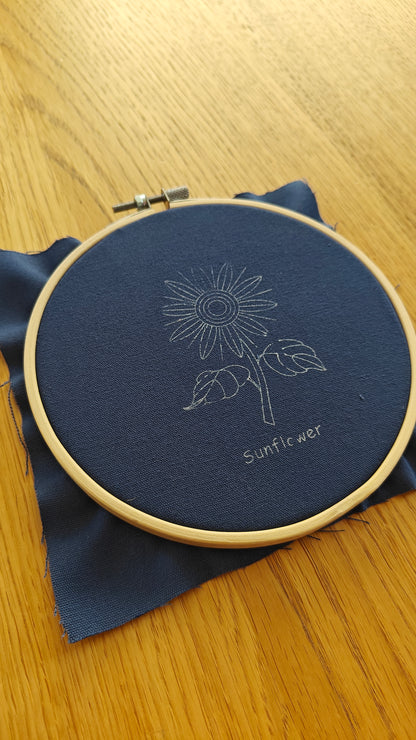 DIY Sunflower - Embroidery Kit