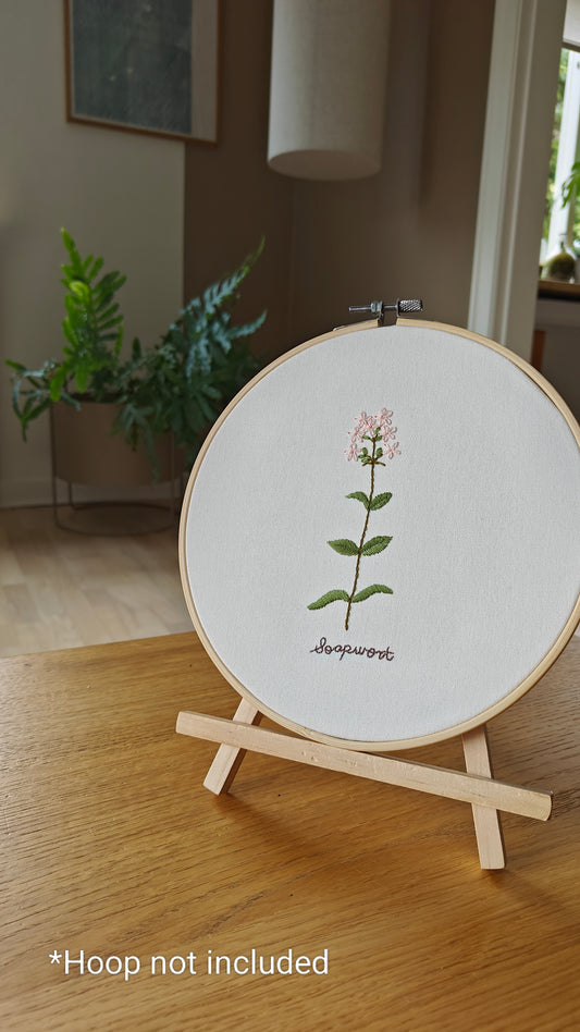 DIY Soapwort - Embroidery Kit (Without Hoop)