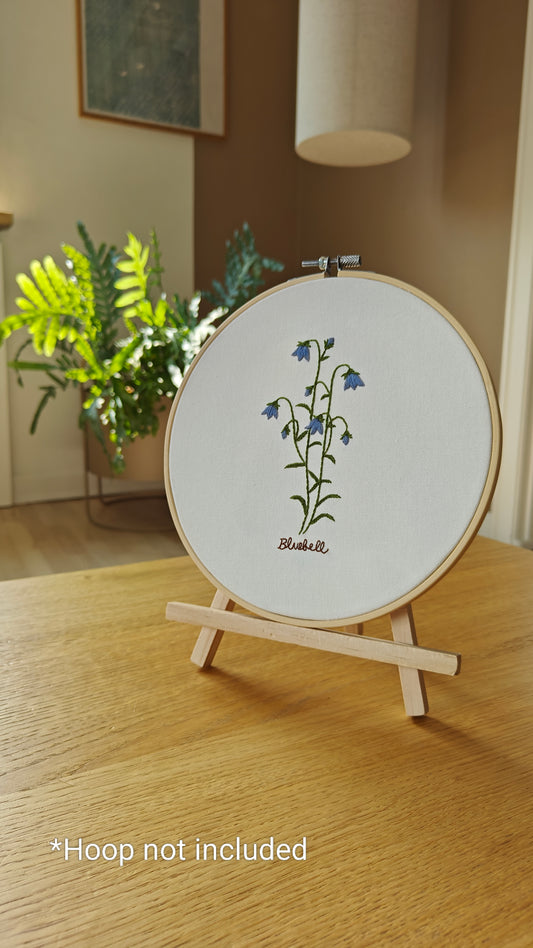 DIY Bluebell - Embroidery Kit (Without Hoop)